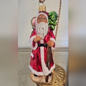 Festive Santa Claus Ornament